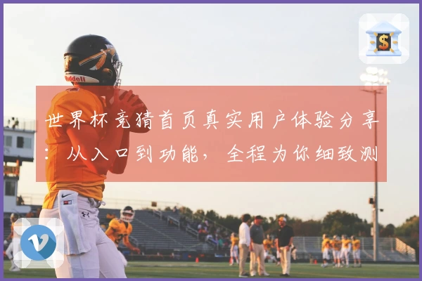 世界杯竞猜首页真实用户体验分享：从入口到功能，全程为你细致测评